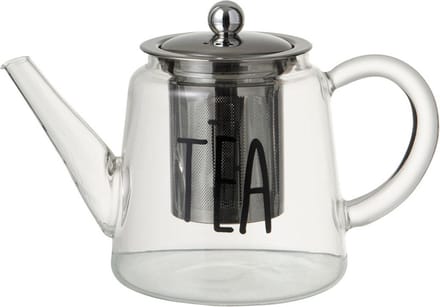 Luxe Glazen Theepot Met Filter 1 liter