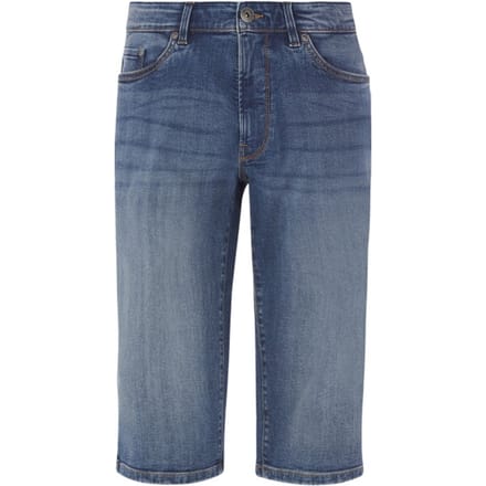 Jan Vanderstorm herren Denim Bermuda - 68 - blauw - Plus Size