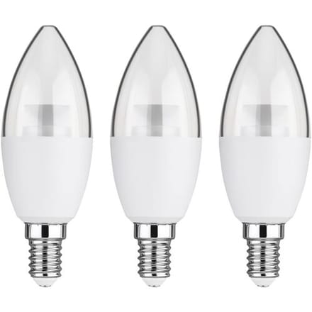 LIVARNO Set van 2 of 3 LED-lampen (3 kaarsen 4,9W E14)