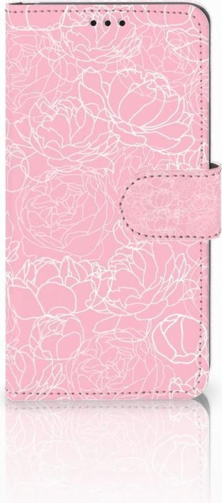 Samsung Galaxy S10 Hoesje White Flowers