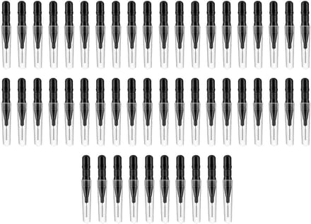 Solidchoice - Set van 50 Micro Wenkbrauwborstels met Cap
