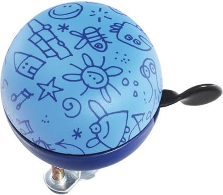 Fietsbel Graffiti 60 Mm | Blauw | Maat: 1Size