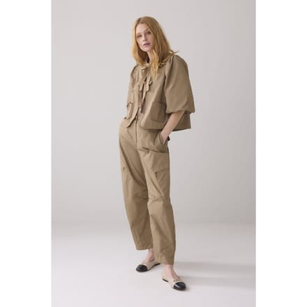 Summum Woman Blouse Taft Khaki Taglia: 38 | Giacche Outlet | Donna | Marrone