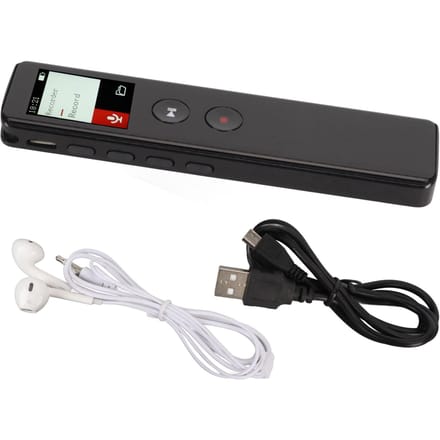 Digitale Voice Recorder met Luidspreker Bluetooth 5.0 Intelligente Ruisonderdrukking Spraakgestuurd