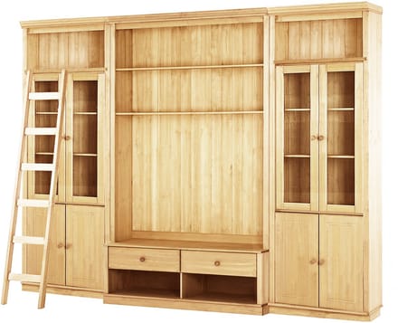 Anita-Wandmeubel - Boekenkast & Lowboard - Grenen