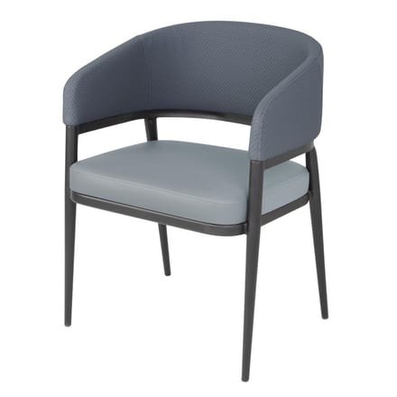 Bolero meridian binnenstoelen - steengrijs blauw (set van 2)