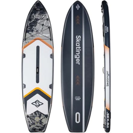Skatinger Thor Grey Opblaasbaar Allround SUP Board – Compleet Pakket