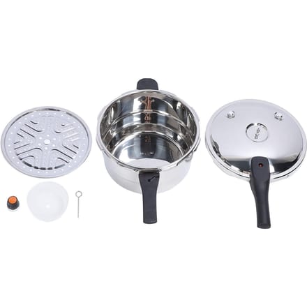 Autocuiseur Professionnel Grande Capacité Efficace Rapide Chauffage Uniforme Acier Inoxydable Pression L white