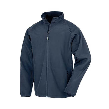Result Recycled 2-Layer Printable Youth Softshell Jacket RT901Y - Navy - XL (11-12)