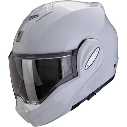 Scorpion Exo-Tech Evo Pro Solid Light Grey - Systeemhelm - Maat L - Motorhelm - ECE 22-06 gekeurd