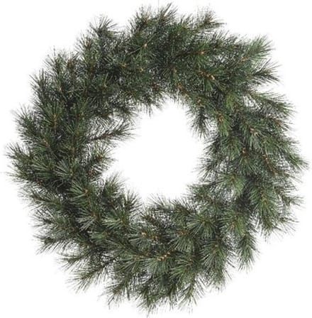 Groene kerstkrans 50 cm Malmo - Kerstkransen kerstversieringen/kerstdecoraties