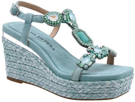 Alma En Pena - Schoenen - Groen - Vrouwen - Maat 41 -