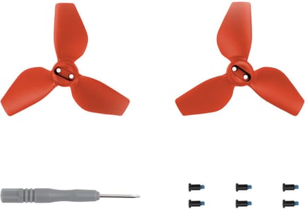 50CAL Propellers – Lichtgewicht rode propellers voor DJI Neo FPV Drone