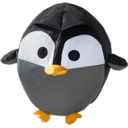 Windzak HQ Bouncing Birdeez Penguin XL 100 cm 126321 Zwart 100 cm