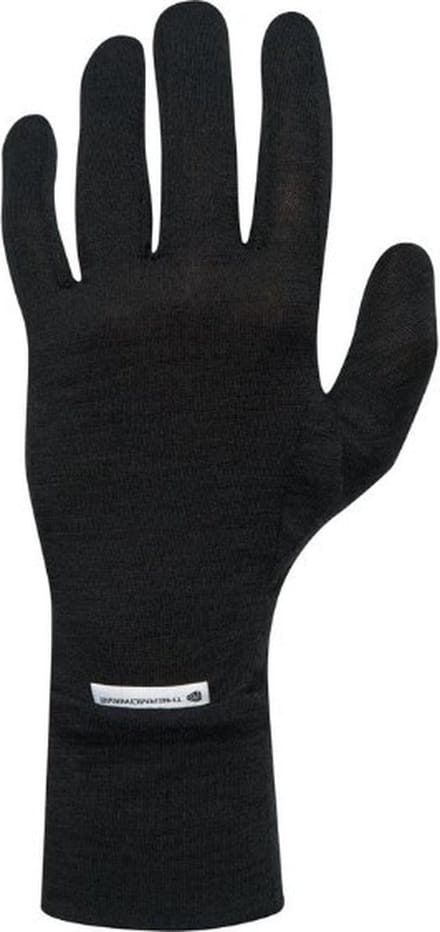Merinowol Liner Handschoenen - Zwart