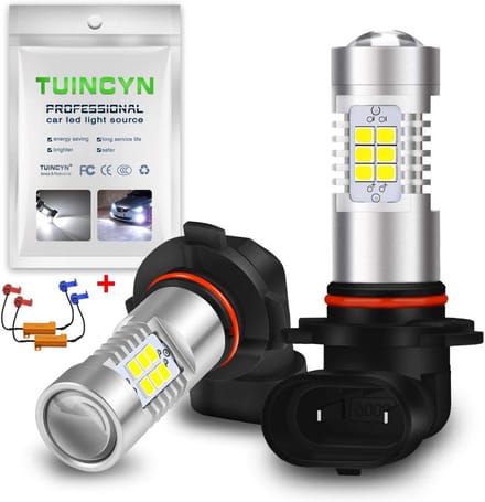 Krachtige 9006 HB4 LED Mistlampen en DRL Vervanging - 6500K Wit