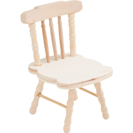 VBS Miniatuur houten stoel
