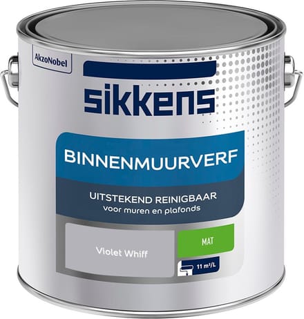 Sikkens - Binnenmuurverf Mat - Violet Whiff - Mengverf - 2,5 L