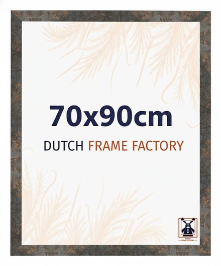 Fotolijst 70x90 cm - MDF - Geoxideerd Metaal - Benno