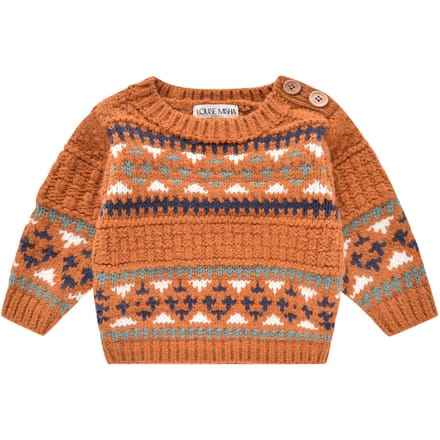 Louise Misha Jumper Cosmo Cinnamon Größe: 18M | Strickjacken Outlet | kids
