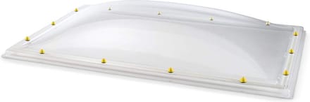 Skylux acrylaat lichtkoepel 5-wandig - helder 1000 x 2000 mm