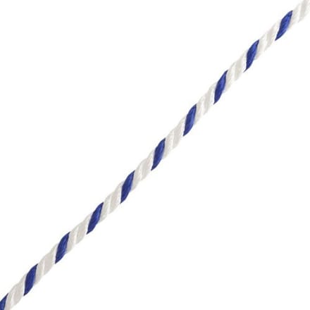 DELTAFIX TOUW MULTILON 3 STRENGS WIT BLAUW 10 MM 1MTR