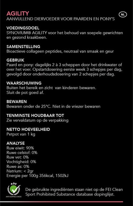 Synovium Agility - 1 kg