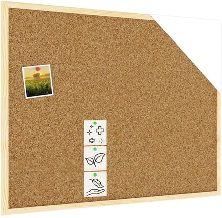 MKSS® Prikbord Kurk - Zelfklevend - 80x60