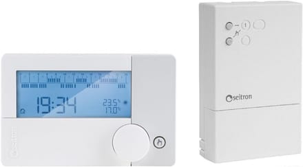 Draadloze Chronothermostaat met Ontvanger voor Slimme Centrale Verwarming