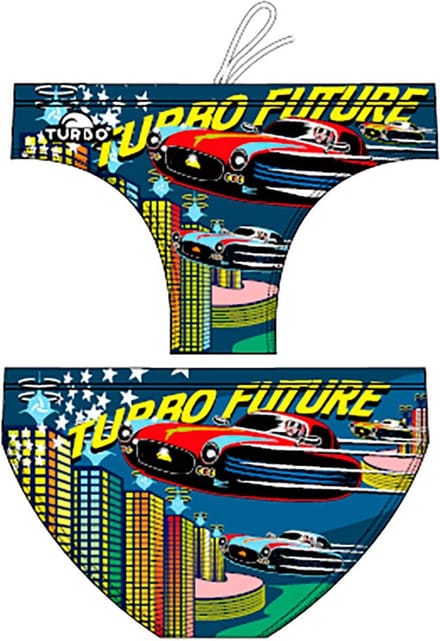 Turbo Future Waterpolo Zwemslip Veelkleurig 2XL Man