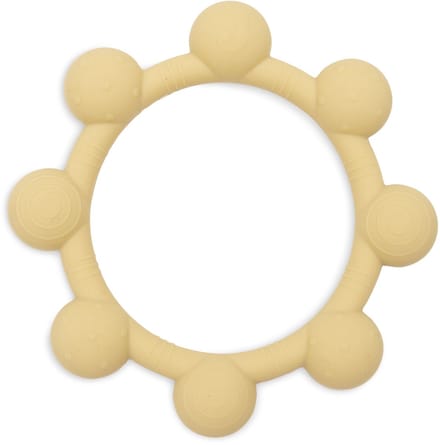 Jollein Bijtring Siliconen - Speelgoed Baby - Sun - Vanilla