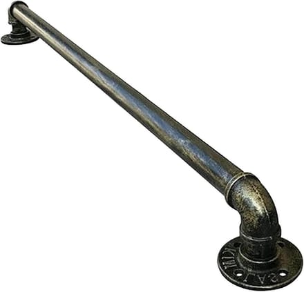 Trap leuning - Steun railing - Veilig traplopen - Smeedijzeren design - 250cm lengte - Brons
