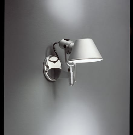 Artemide Tolomeo Faretto Wandlamp Met Schakelaar Aluminium