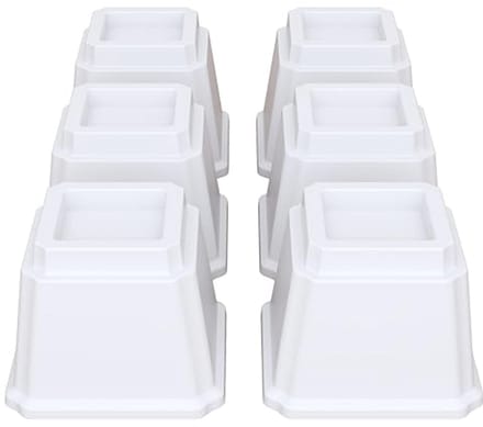 Bedverhogers 10 cm voor meubels - set van 6, zware kwaliteit