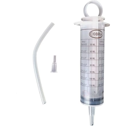 Seringue voor tubeless binnenband met ventielaansluiting Cobra