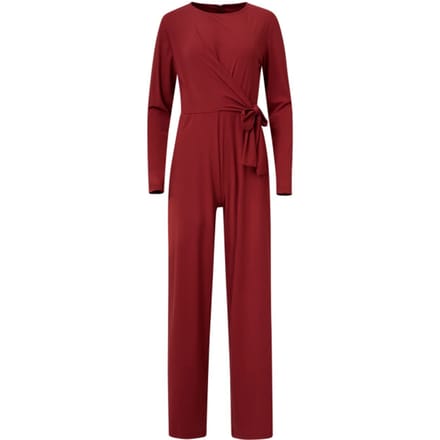 Smashed Lemon Jumpsuit met ronde hals in travelkwaliteit |