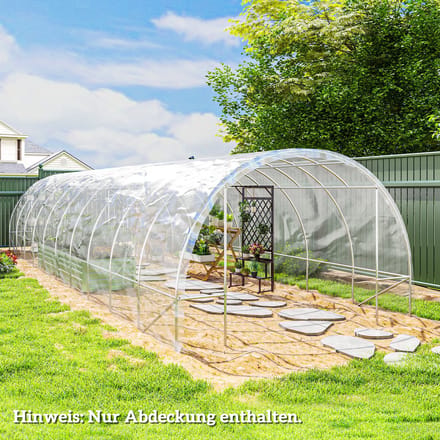 REDOM - Kasfolie - Waterdicht En Warmte-Isolerend - Voor Buiten - Polypropyleen - Transparant - 7 X 8 M