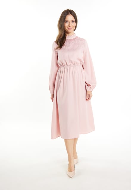 usha midi-jurk Dames roze champagne