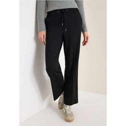 Jersey broek met rechte benen