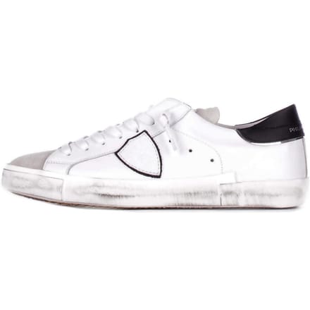 Paris LowTop Sneakers Distressed - White