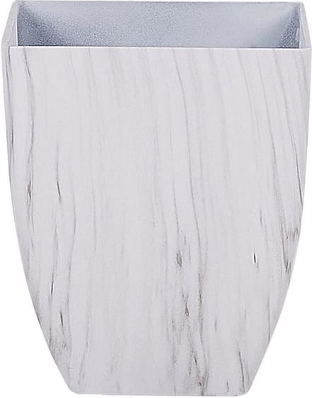 MIRO - Bloempot - Wit - 28 cm - Stenenmix