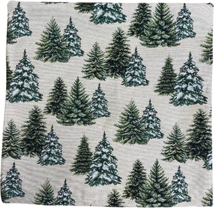 Kussenhoes - Kerst - Gobelinstof - Pines - Kerstbomen - 45 x 45 cm