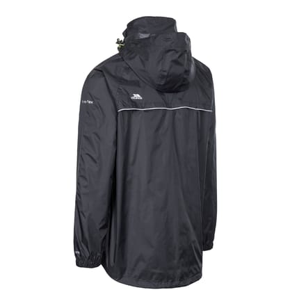Trespass - Unisex Qikpac X Opbergbare Jas (Zwart)