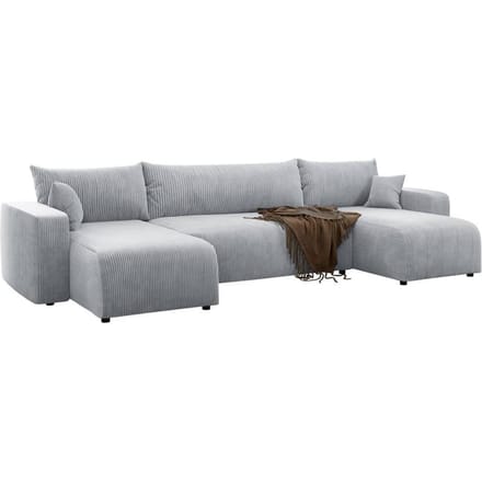 U-slaapbank Rosco ribstof | NADUVI Collection