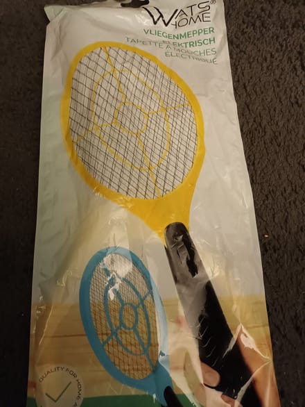 Electrische vliegenmepper