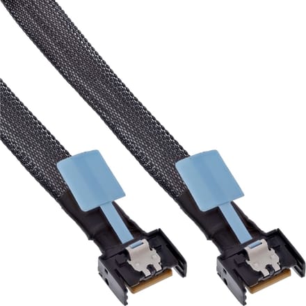 InLine® MCIO Kabel, MCIO x4 Stecker zu MCIO x4 Stecker, 1m