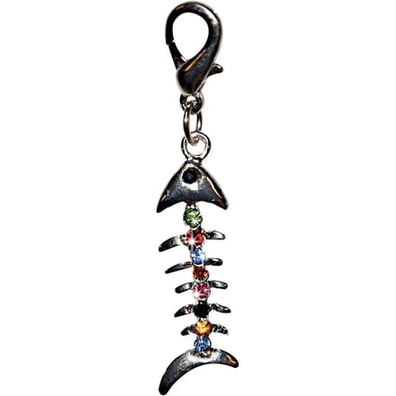 Pendentif vislijn met strass Vivog