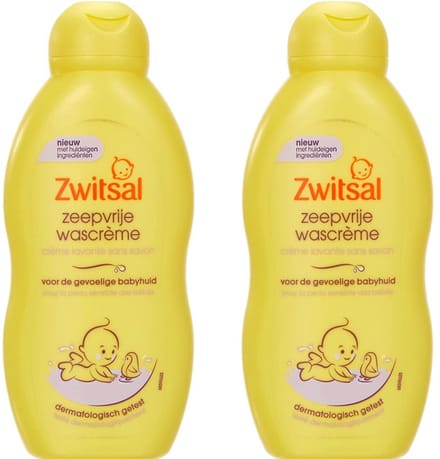 Zwitsal - Babywasgel - Zeepvrij - 200ml x 2
