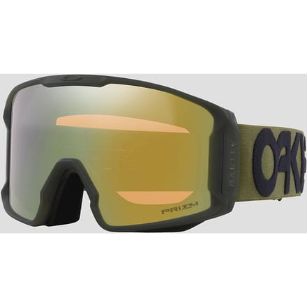 Oakley Line Miner L Matte B1B New Dark Brush Goggle groen
