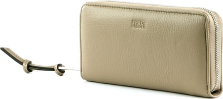 FREDsBRUDER Leren Portemonnee Kelia Wallet Soft Taupe Lichtbruin